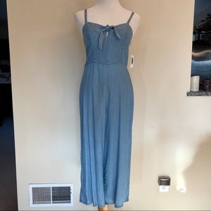 chambray jumpsuit